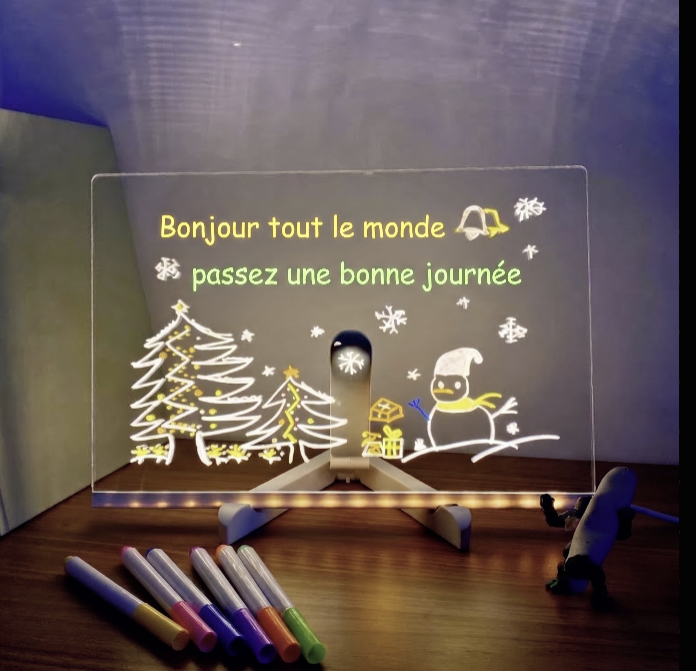 LumiBoard™ – Tableau à Dessin LED Lumineux & Magique