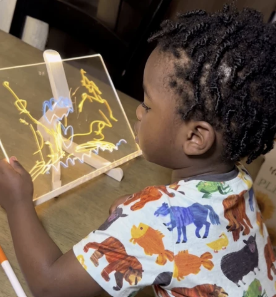LumiBoard™ – Tableau à Dessin LED Lumineux & Magique