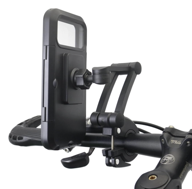 Support Moto & Scooter 100% Étanche et Antichoc — Rotation 360°