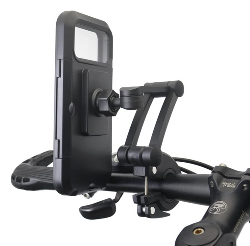 Support Moto & Scooter 100% Étanche et Antichoc — Rotation 360°